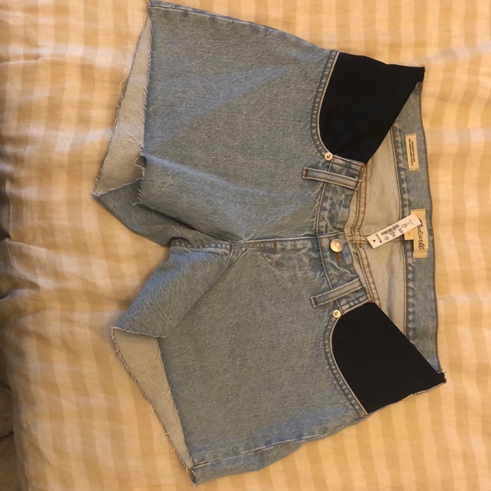 Madewell Maternity Jean Shorts